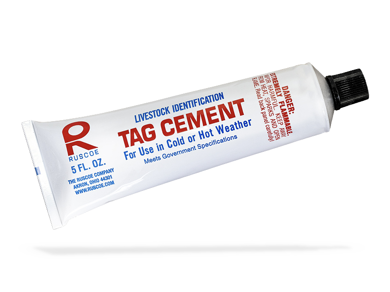 Animal ID Tag Cement 5 fl. oz